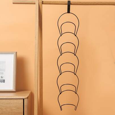 1set Solid Color Hat & Bag Storage Rack