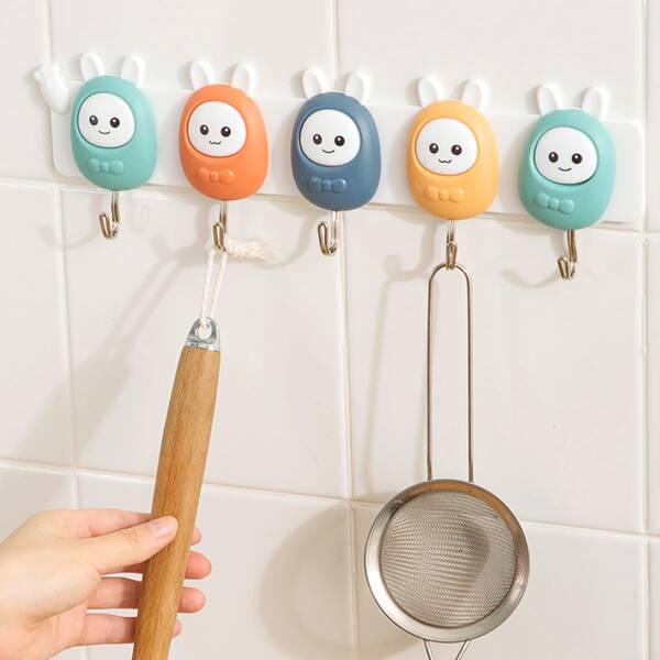 

1pc Rabbit Design Random Wall Hook, Multicolor