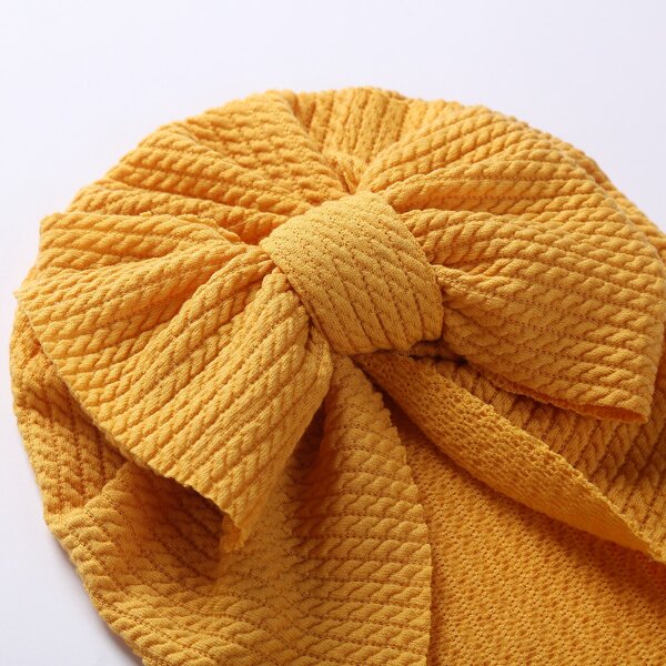 

3pcs Baby Bow Decor Hat, Multicolor