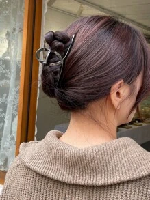 DAZY Large Hair Claw - Grey - View 2