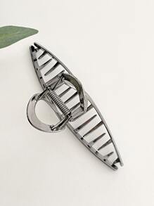 DAZY Large Hair Claw - Grey - View 4