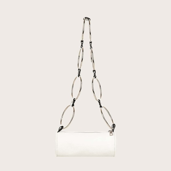 

Ring Linked Crossbody Bag, White