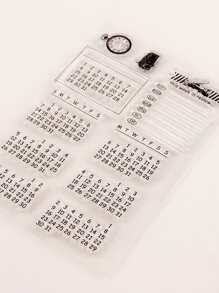 Tem thiết kế lịch 1pc - Trong sáng - Xem 2