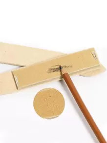 1pc Pencil Pointer Sandpaper Back To School,Back To School,School Supplies - Multicolor - View 2