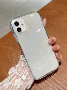 Clear Phone Case With Laser Paper - Multicolor - View 2
