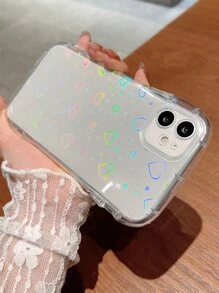 Clear Phone Case With Laser Paper - Multicolor - View 4