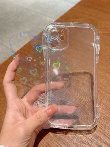 Clear Phone Case With Laser Paper - Multicolor - View 5