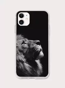 苹果狮子图案手机壳 适用于 iPhone15/15Plus/15Pro/15Promax 防水防震防摔防刮 - 彩色 - 查看 1