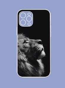 苹果狮子图案手机壳 适用于 iPhone15/15Plus/15Pro/15Promax 防水防震防摔防刮 - 彩色 - 查看 2