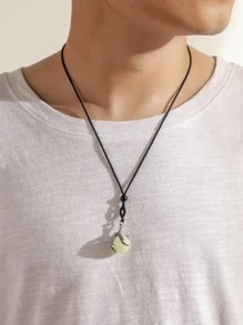 Dellgoo Fashionable and Popular Men Luminous Eagle Claw Charm Necklace Alloy for Jewelry Gift and for a Stylish Look