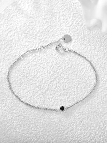 唱片裝飾手環 - 銀色 - 查看 3