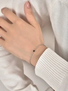 唱片裝飾手環 - 銀色 - 查看 5