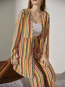 Bộ đồ hai mảnh nữ Sọc Giải trí - Nhiều màu - Xem 1