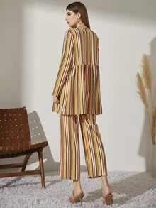 Bộ đồ hai mảnh nữ Sọc Giải trí - Nhiều màu - Xem 2