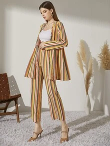 Bộ đồ hai mảnh nữ Sọc Giải trí - Nhiều màu - Xem 4