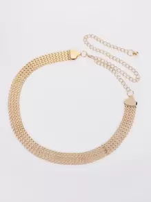 Simple Chain Belt - Gold - View 1