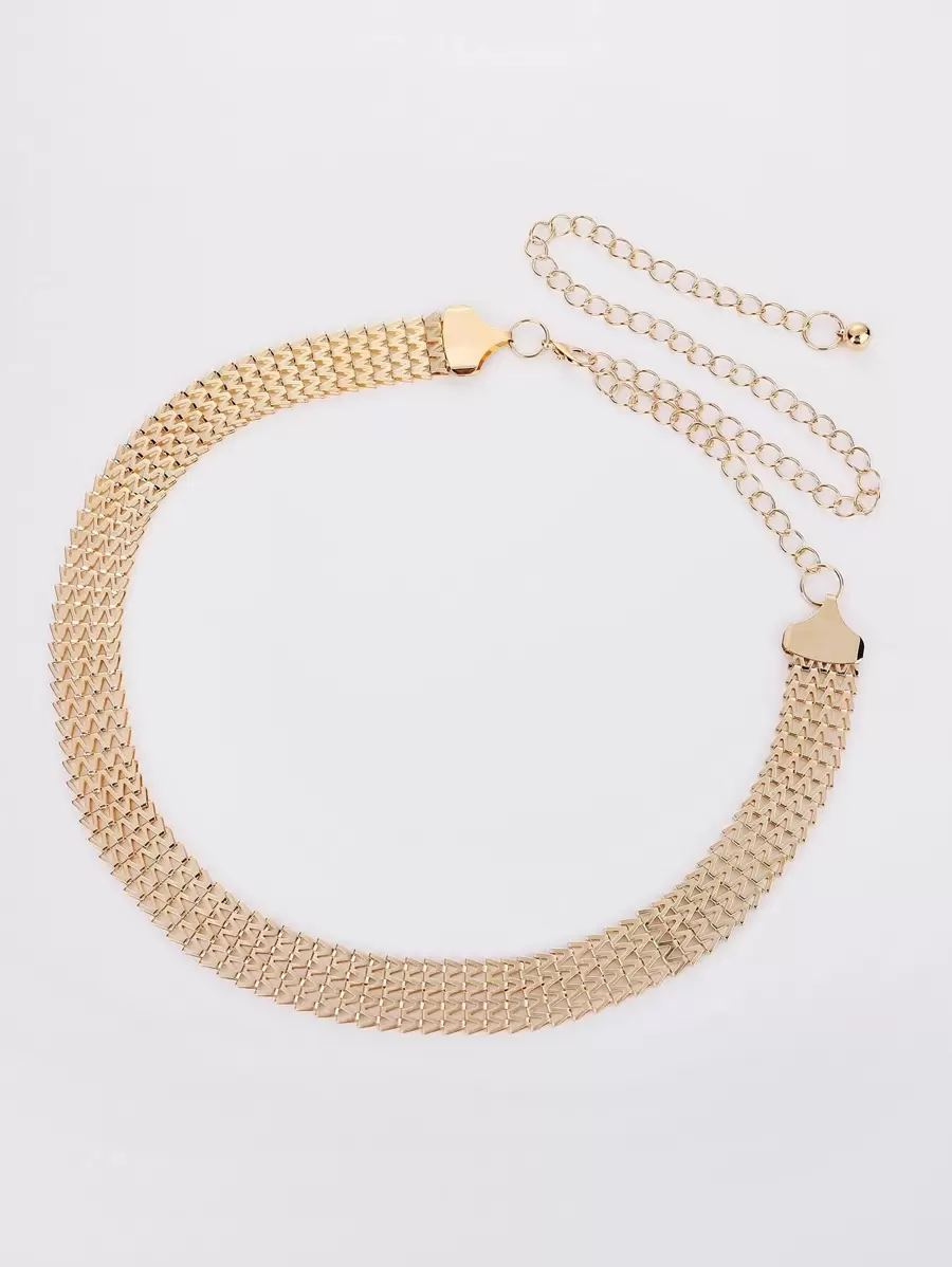 Simple Chain Belt - Gold - View 1
