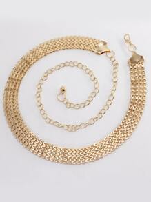 Simple Chain Belt - Gold - View 5