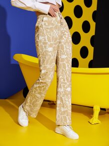 Bianca Quần nữ Túi Nút phía trước Đá hoa Giải trí - Nhiều màu - Xem 6