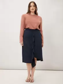 MOTF PREMIUM PLUS MODAL STRAIGHT T-SHIRT - Coral Pink - View 1