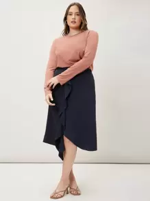 MOTF PREMIUM PLUS MODAL STRAIGHT T-SHIRT - Coral Pink - View 6