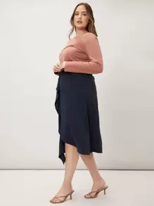 MOTF PREMIUM PLUS MODAL STRAIGHT T-SHIRT - Coral Pink - View 7