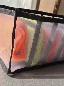 1pc Closet Clothes Organizer Drawer Divider 3 Size With Breathable Mesh & Strong Handles,Updated 600D Material Decorations Autumn Decor Festival Decor Room Decor Home Decor Fall Decor Bedroom Decor Christmas For Holiday Gift Giving - Multicolor - View 4