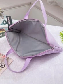 14inch/15inch Laptop Bag, Laptop Bags ForMacBook,IPad,HP Dell Acer Chromebook Surface Notebook,Laptop Briefcases - Purple - View 5