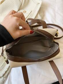 Túi đeo chéo Nữ Khối Màu - trắng - Xem 4