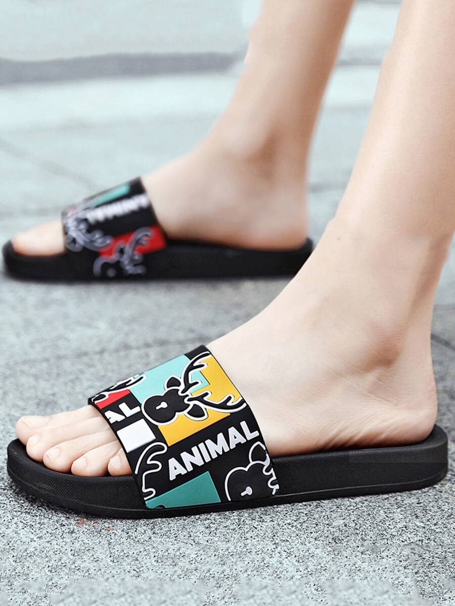 Dép xỏ ngón & dép nam - màu đen - Xem 1