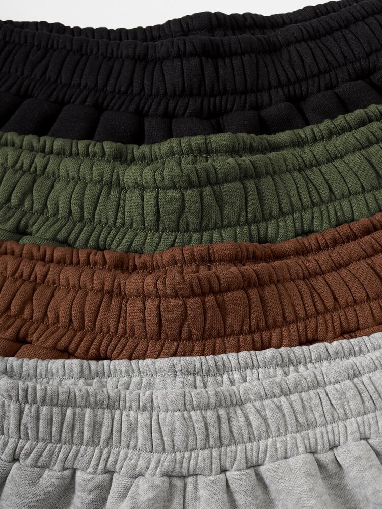 4Pack Thermal Lined  Sweatpants Graduation,Back To School Outfits,Graduation,Teacher Outfits For Women,Back To School Fall Cloth For Women