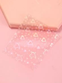 1 tấm Họa Tiết Trái Tim Móng Tay Nghệ Thuật Miếng Dán Miếng Dán Móng Tay DIY - Nhiều màu - Xem 1