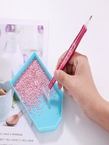 1 bộ dụng cụ vẽ kim cương DIY - Hồng - Xem 2