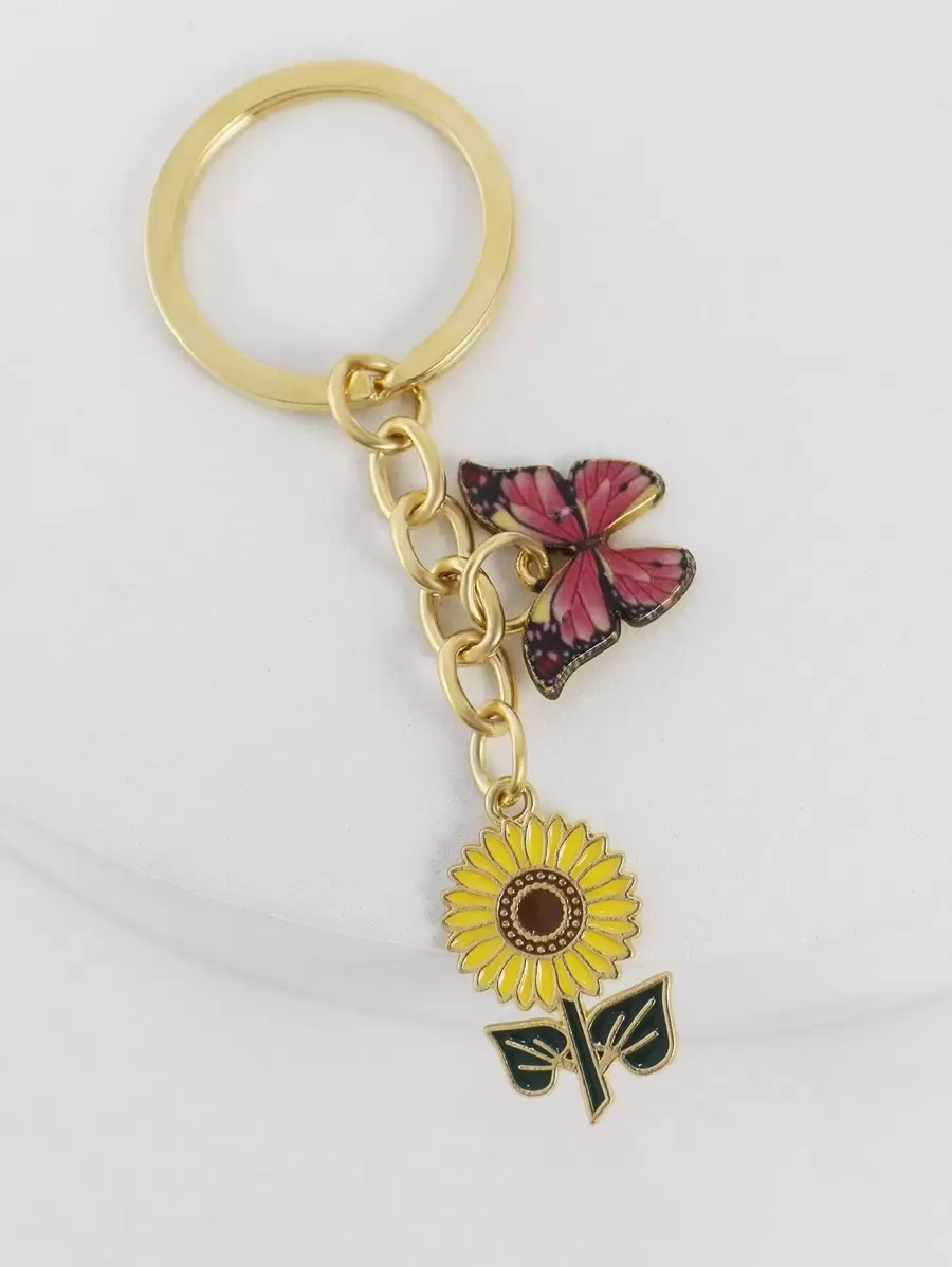 Móc khóa Bươm bướm - Nhiều màu - Xem 1