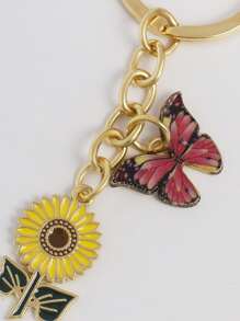 Móc khóa Bươm bướm - Nhiều màu - Xem 2
