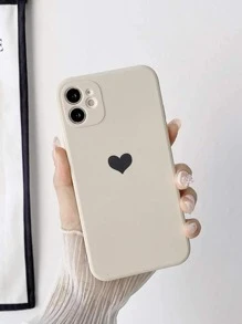Heart Pattern Phone Case - White - View 2