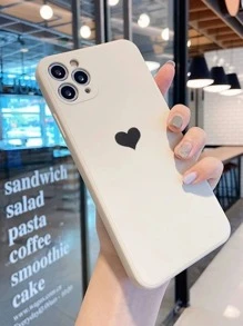 Heart Pattern Phone Case - White - View 3