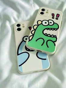 حافظة هاتف كرتونية مضحكة للزوجين 2 قطع متوافقة مع iPhone 15/15Pro/15Plus/15Promax - متعدد الألوان - مشاهدة 5