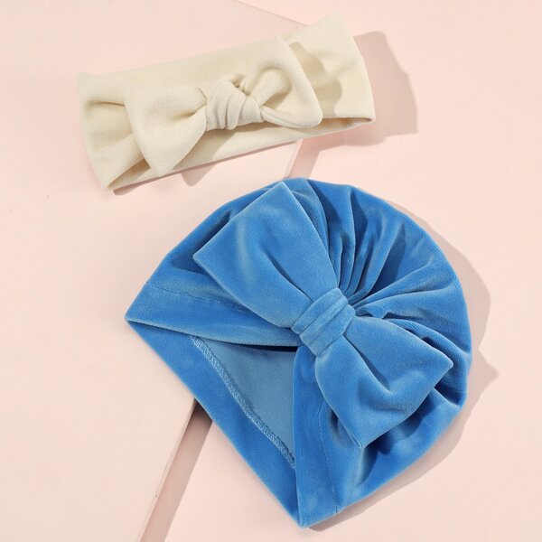 

Baby Bow Decor Head Wrap & Hair Band, Multicolor