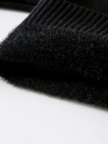 Toddler Boys Turtle Neck Jumper - Black - View 6