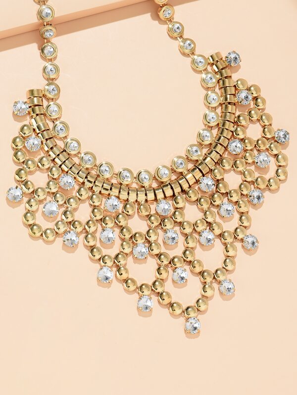 Rhinestone Decor Necklace | SHEIN USA