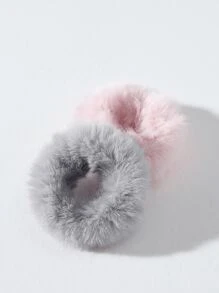 2 cái Thắt tóc bồng bềnh - Nhiều màu - Xem 1