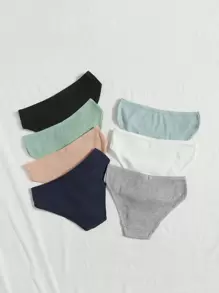 7pack Plain Panty - Multicolor - View 2
