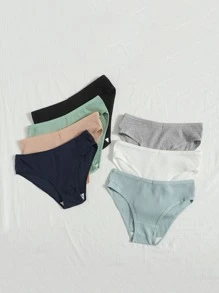 7pack Plain Panty - Multicolor - View 4