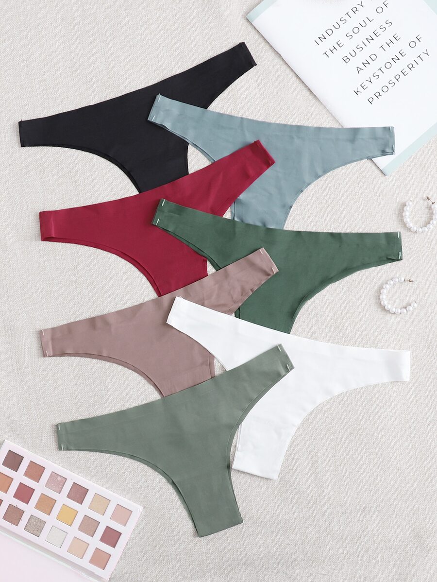 7pack No Show Panty - Multicolor - View 1
