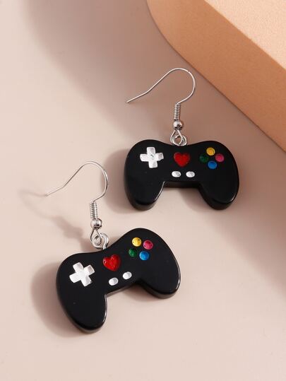 Cartoon Game Console Drop Earrings