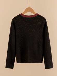 男孩拼色套頭毛衣 - 彩色 - 查看 2