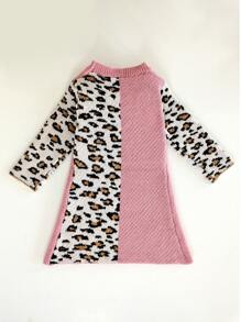 Váy len cho bé gái Nghề thêu Tim Báo Dễ thương - Nhiều màu - Xem 2