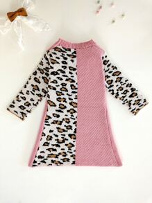 Váy len cho bé gái Nghề thêu Tim Báo Dễ thương - Nhiều màu - Xem 4