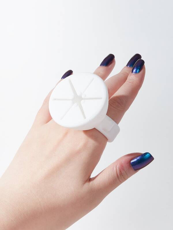 1 pieza Soporte de anillo para esmalte de uñas, Suministros para uñas, Herramientas para uñas, Herramientas de arte de uñas, Vuelta al colegio, Uñas, Herramientas para uñas postizas, Herramientas de manicura y pedicura